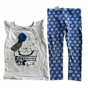 Gymboree Girls’ 2-Piece Outfit – Top & Leggings Set
